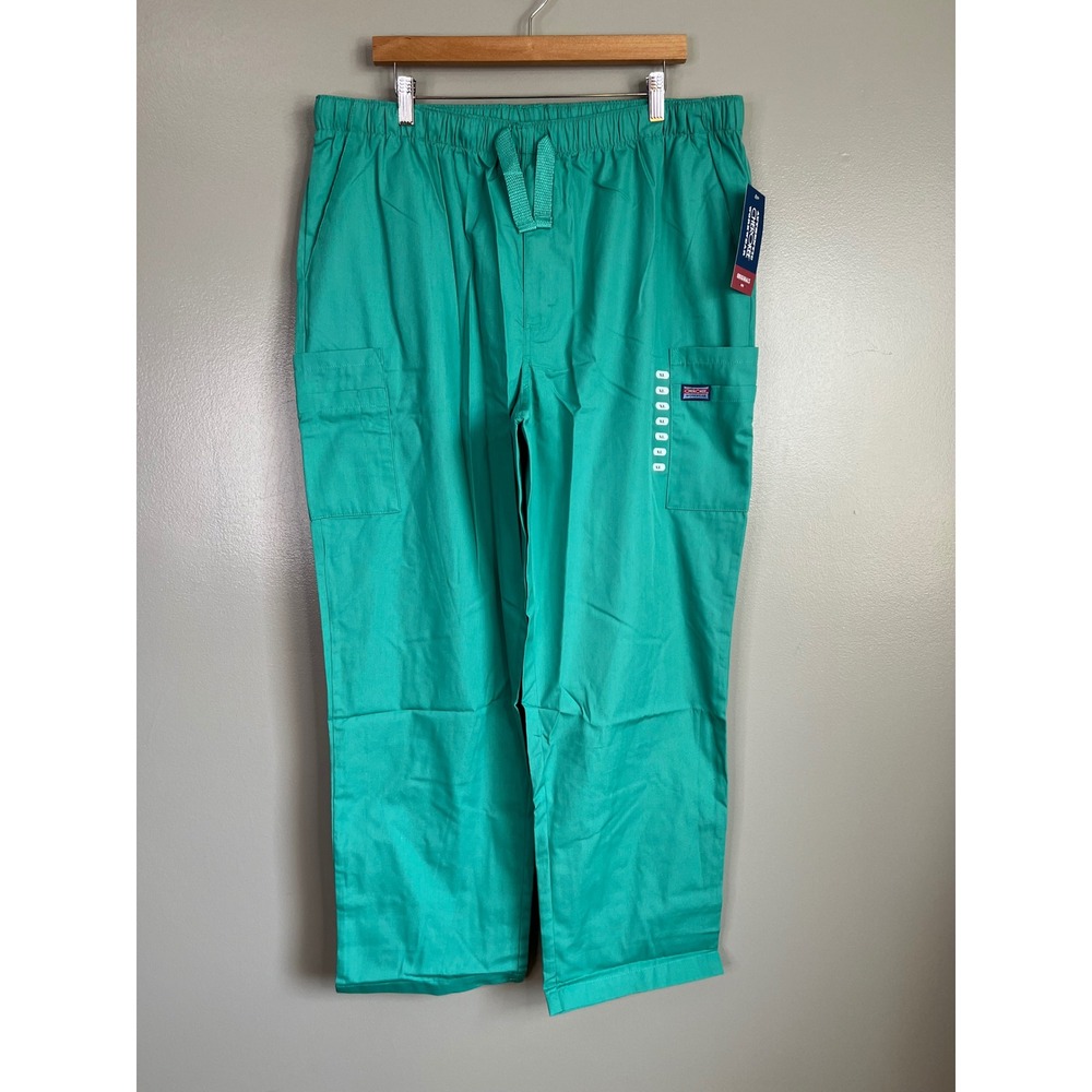 Men's Cherokee workwear‎ men's fit scrub pants green size xl medical